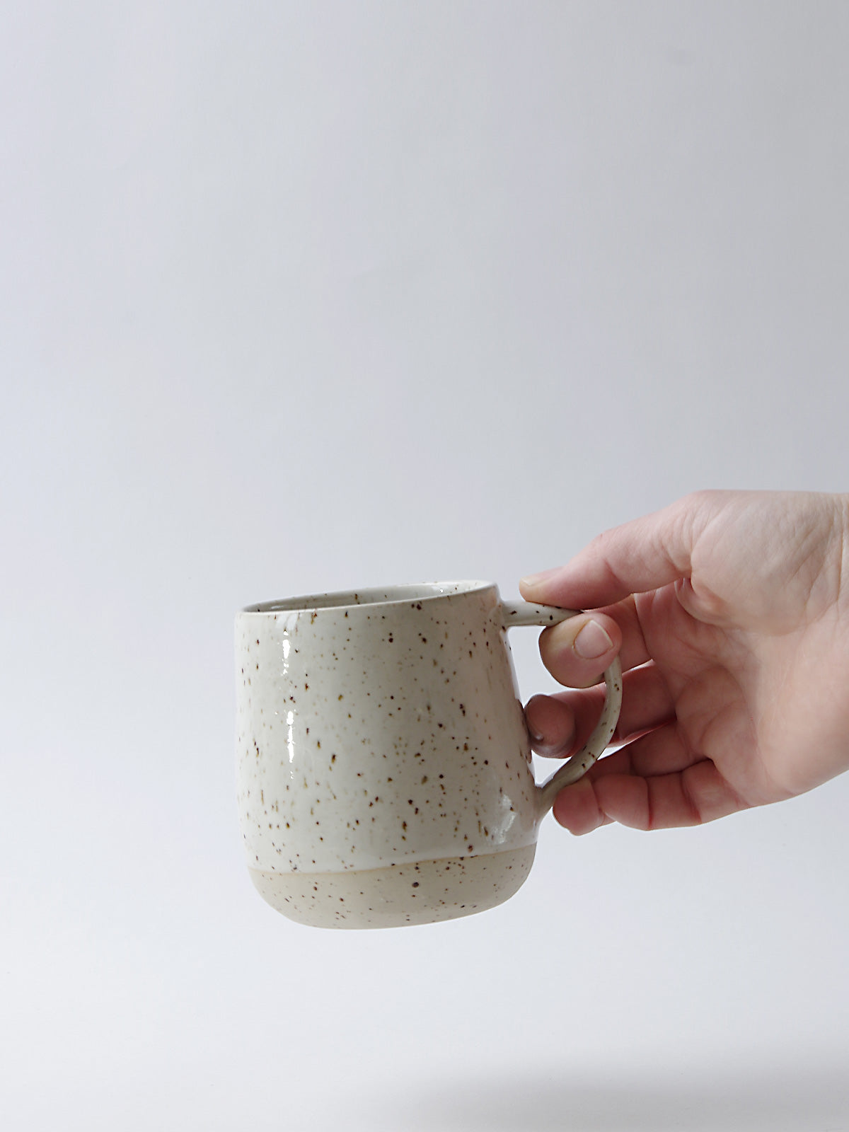 Mug Speckled Light Coffee 400 ml