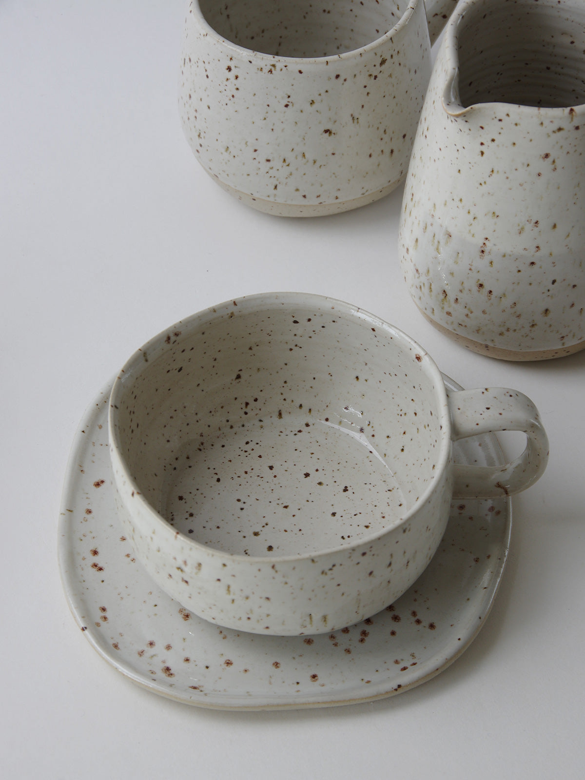Cup Speckled Light Tea