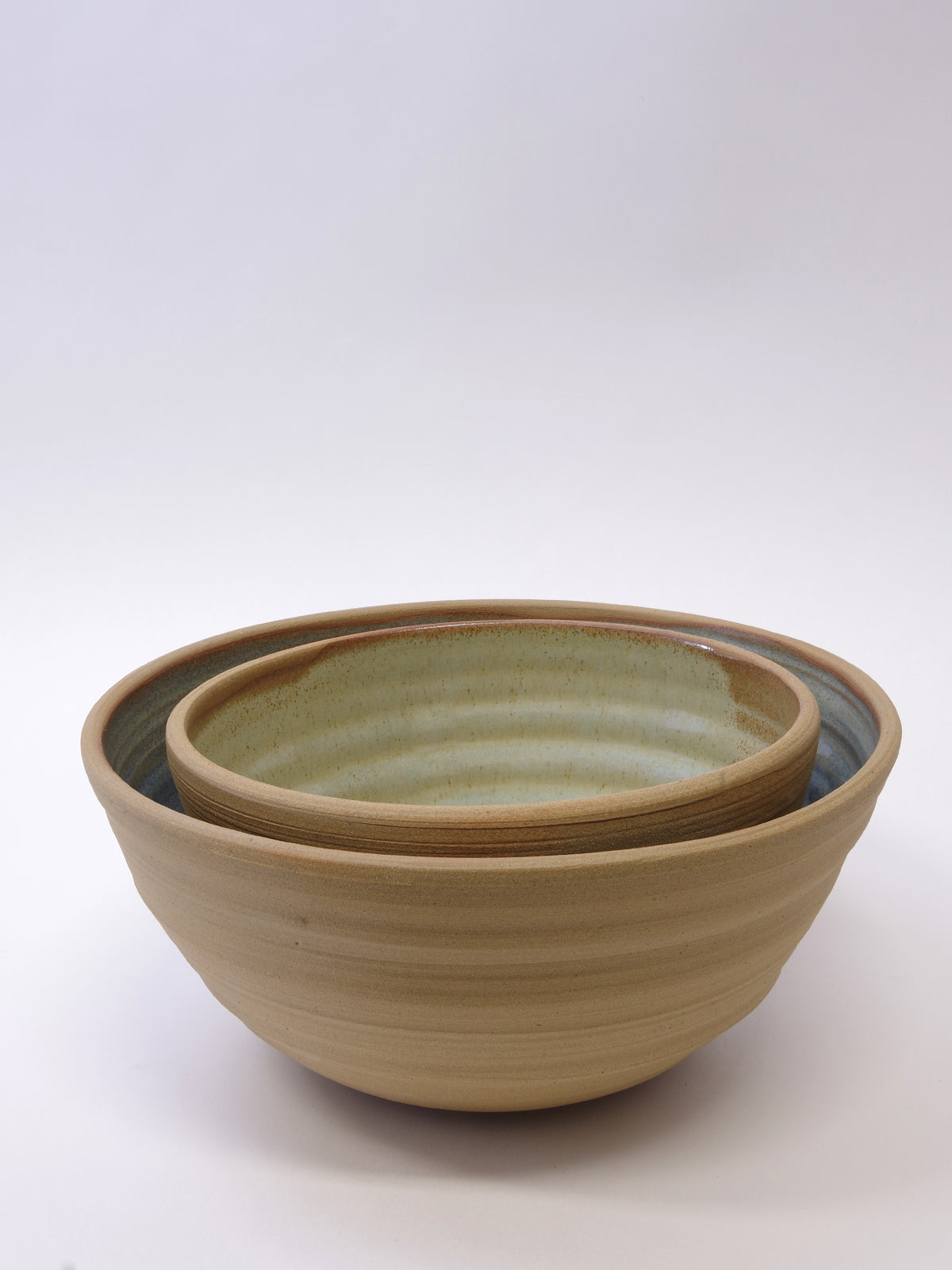 Bowl Sand Swirl Green