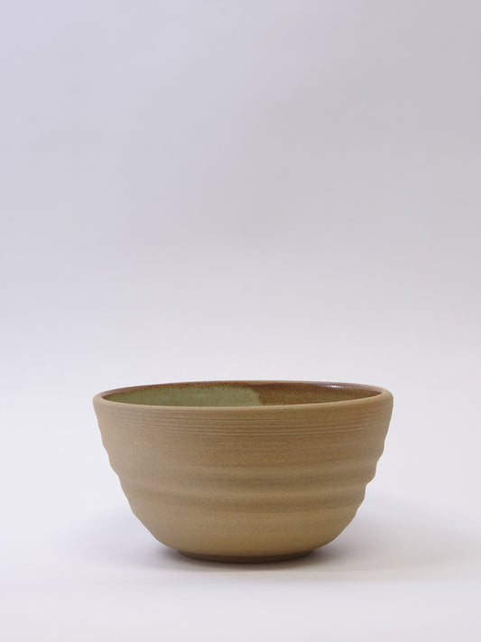 Bowl Sand Swirl Green
