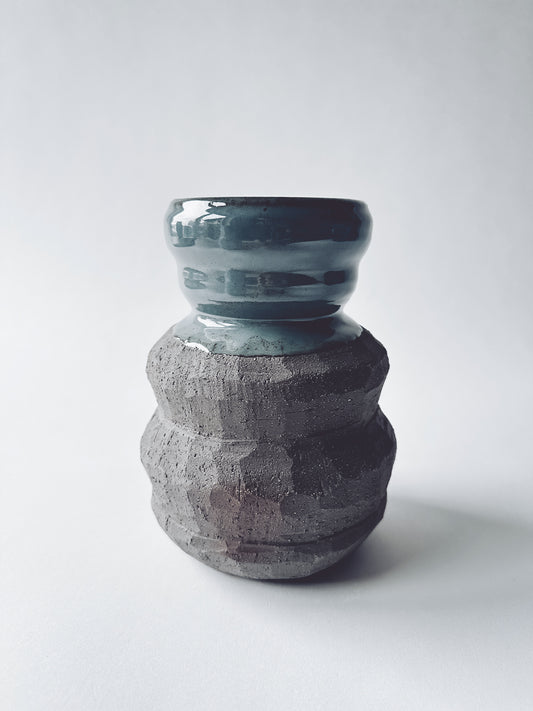 Vase Collar Blue