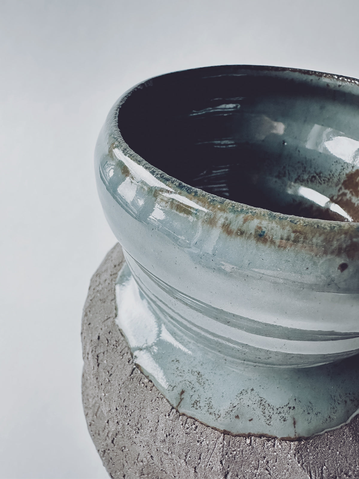 Vase Collar Blue
